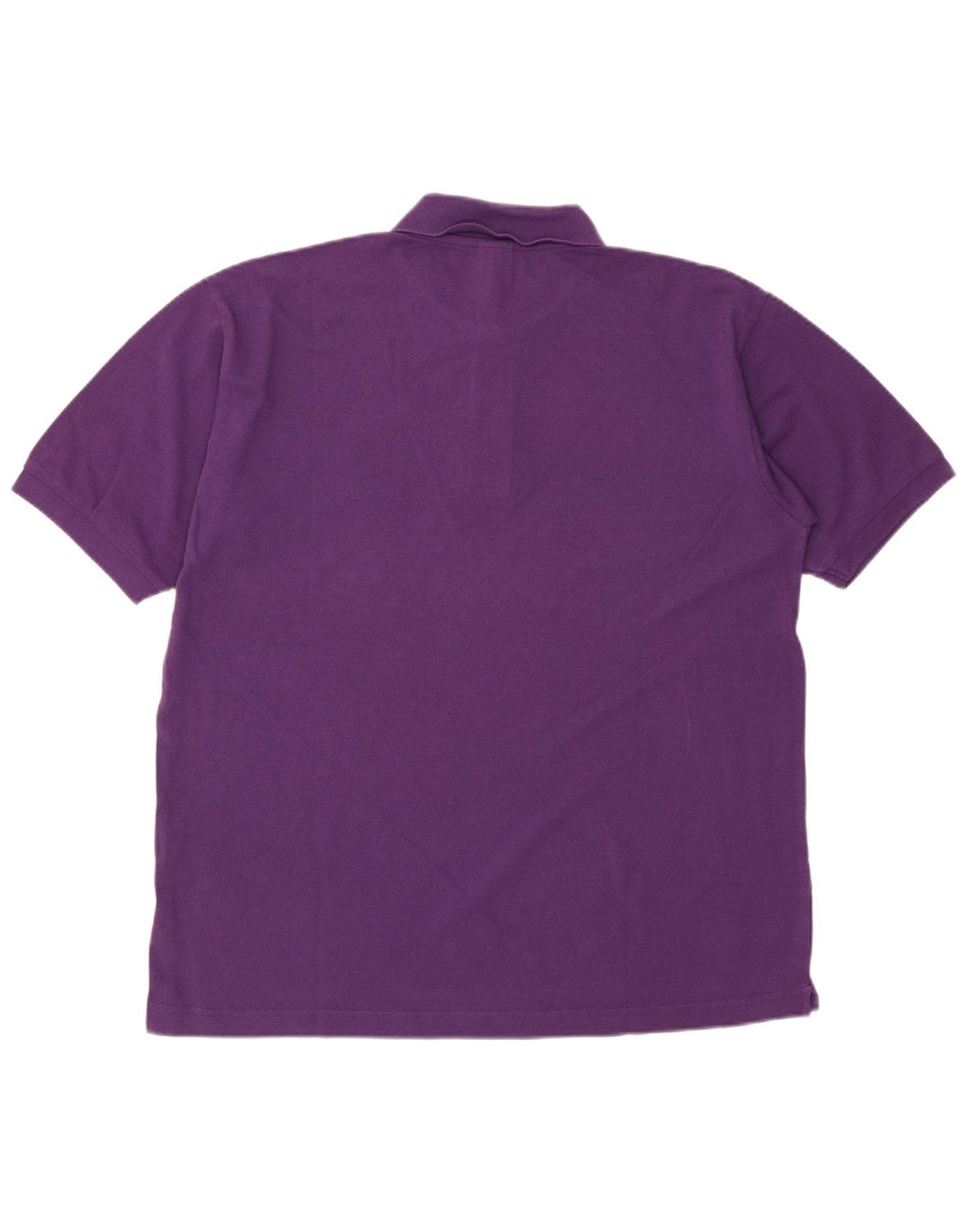 SPALDING Mens Polo Shirt XL Purple Cotton