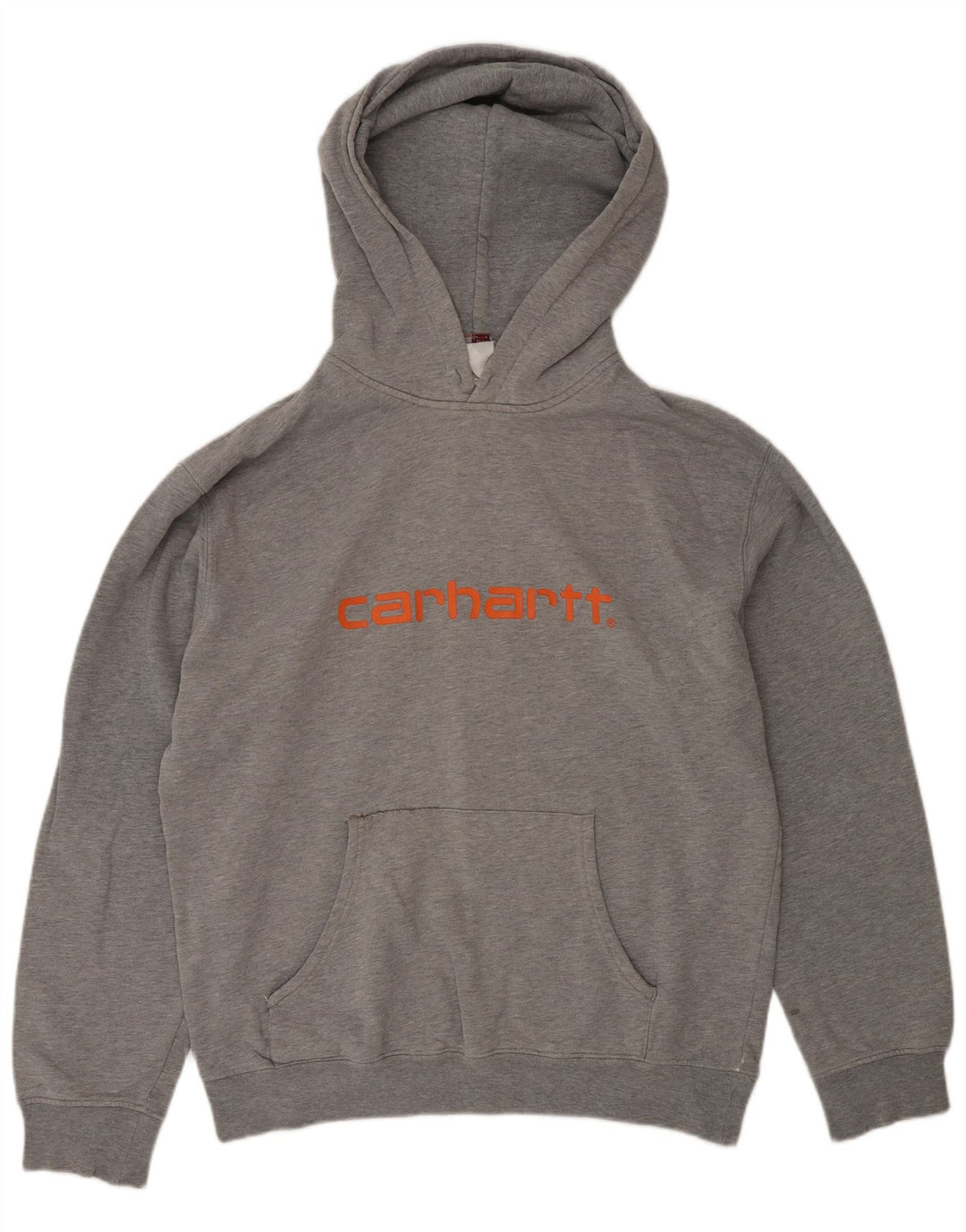 Carhartt Mens Graphic Hoodie Jumper Large Grey