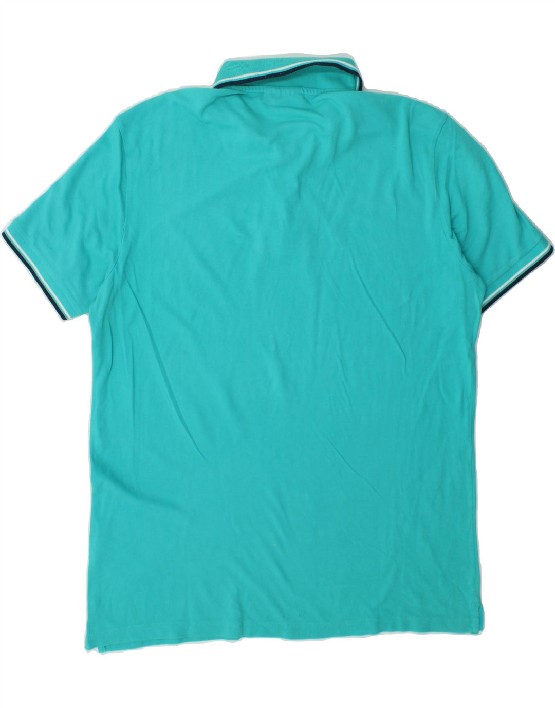 DIADORA Mens Polo Shirt 2XL Turquoise Cotton Vintage Diadora and Second-Hand Diadora from Messina Hembry 
