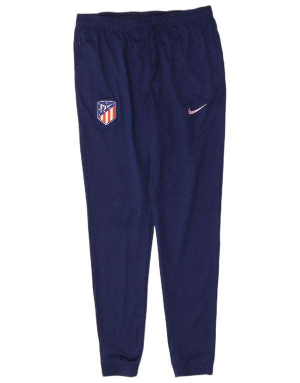 Nike Herre Atletico Madrid Træningsdragt Bukser Joggers Large Navy Blue