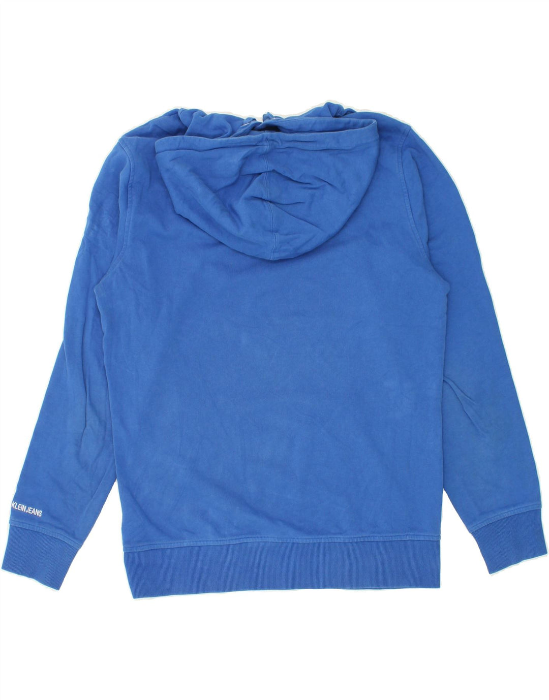 CALVIN KLEIN JEANS Mens Hoodie Jumper Medium Blue Cotton Vintage Calvin Klein Jeans and Second-Hand Calvin Klein Jeans from Messina Hembry 