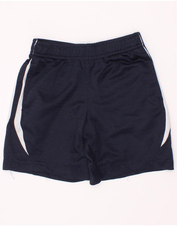 Nike Short de sport pour garçon 3-4 ans Bleu marine Colorblock Polyester
