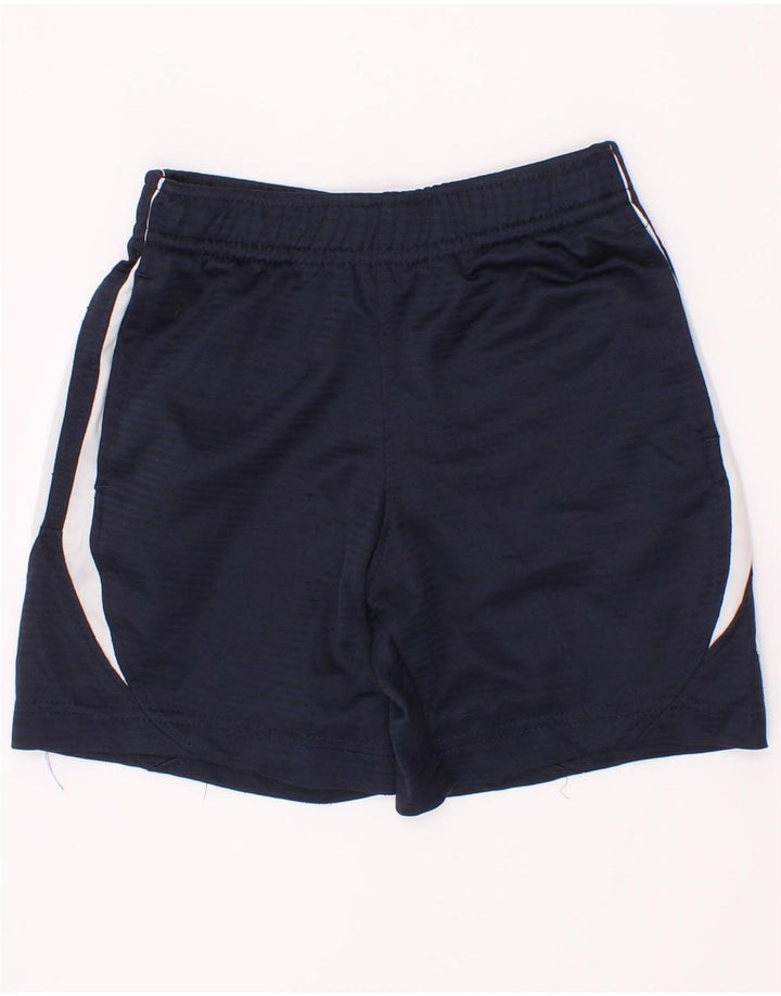 Nike Sportshorts für Jungen, 3–4 Jahre, marineblaues Farbblock-Polyester