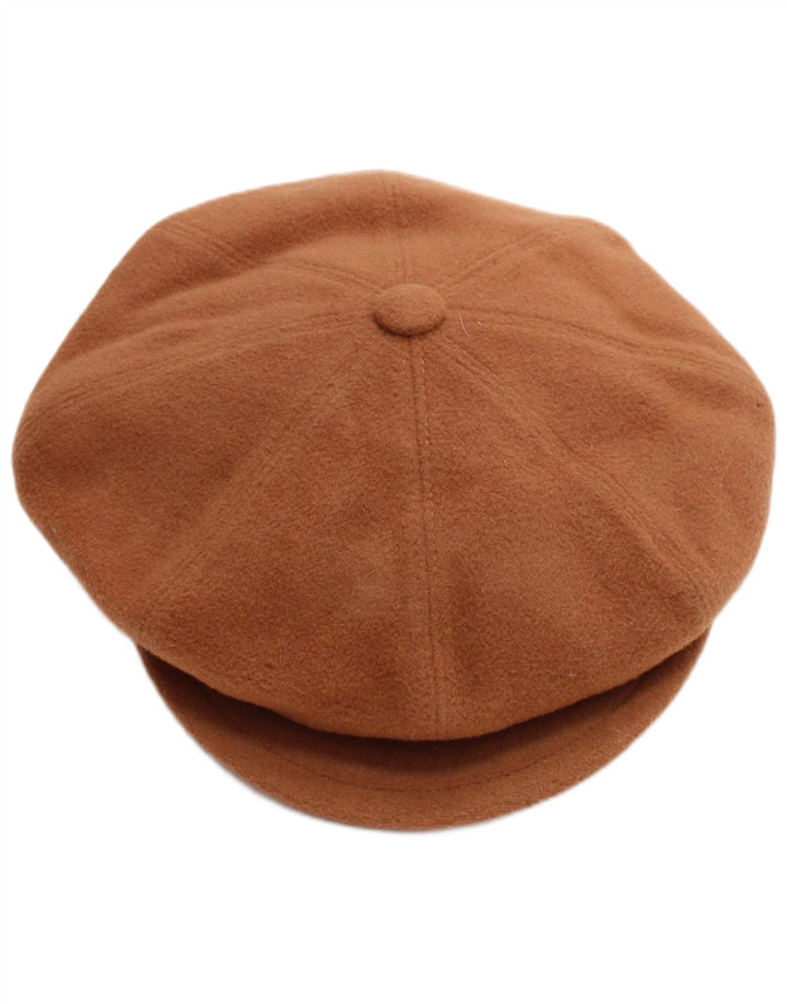 Portaluri Gorra Plana Hombre Grande Lana Beige Clásica