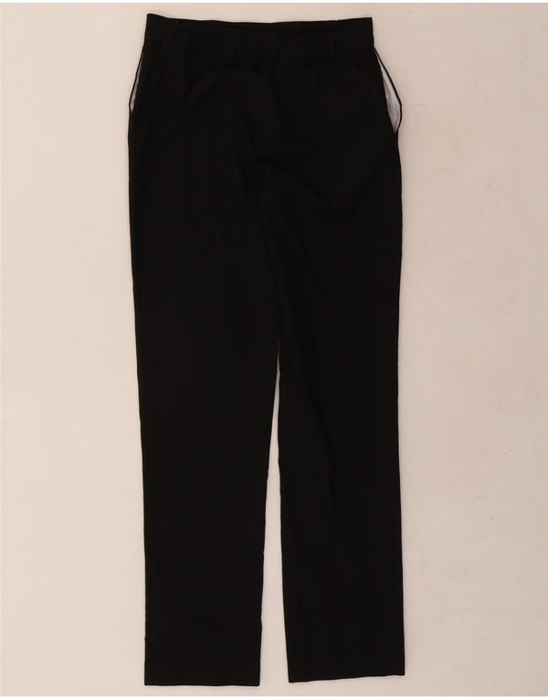 Marks & Spencer Boys Straight Suit Trousers 14-15 Years W26 L28 Black