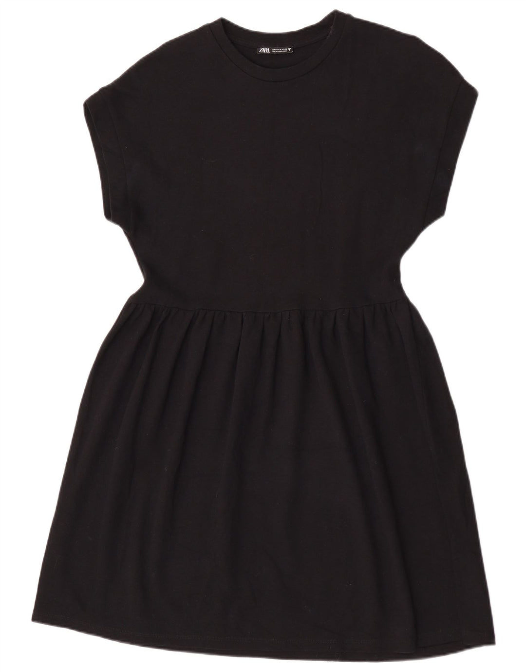 Zara Womens A-Line Dress UK 12 Medium Black