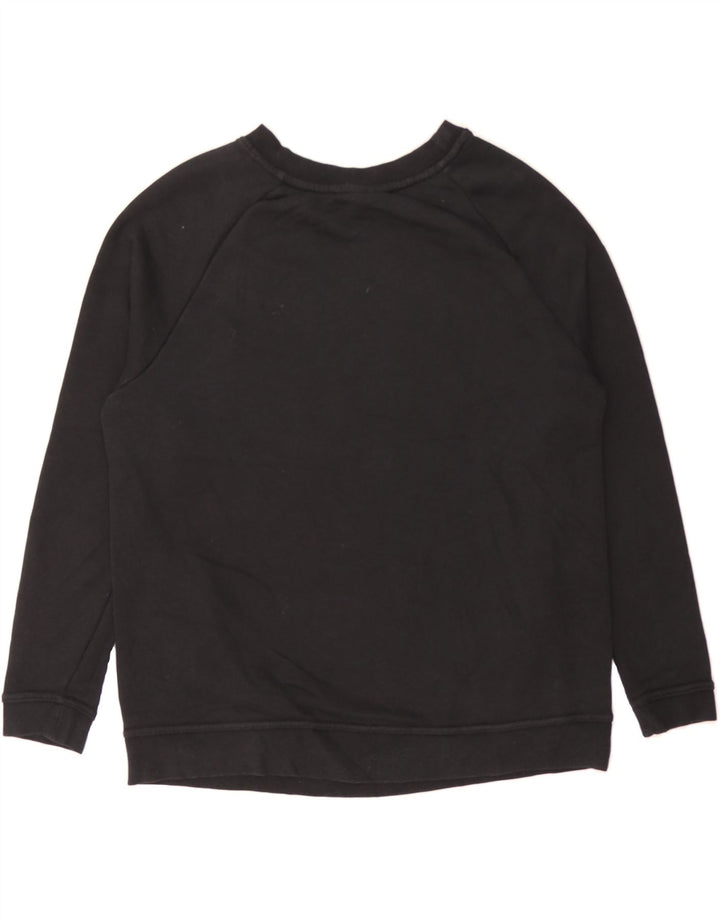 NIKE Womens Graphic Sweatshirt Jumper UK 14 Medium Black Cotton Vintage Nike and Second-Hand Nike from Messina Hembry 