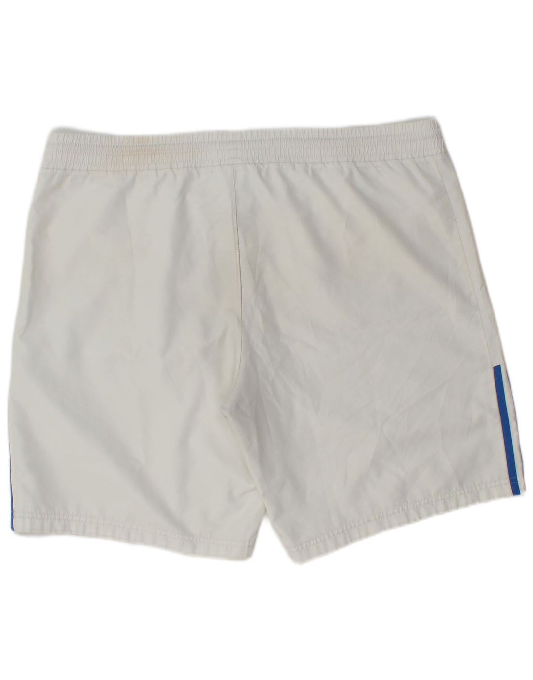 Pantaloncini sportivi da uomo Adidas grandi bianchi in poliestere