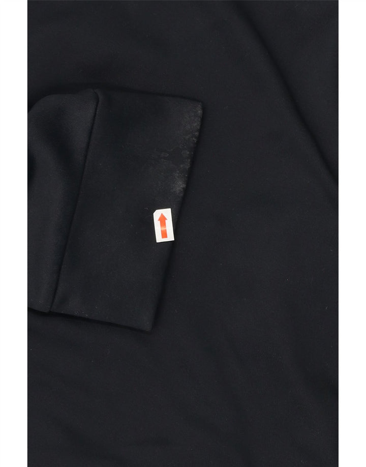 Bench Mens Graphic Tracksuit Top Jacket 2XL Black Polyester