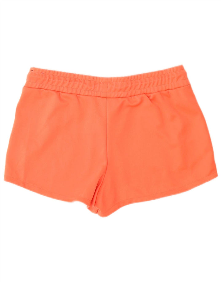 Nike grafiske sportsshorts til kvinder UK 14 Medium Orange Polyester