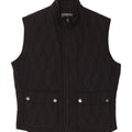 BREMA Mens Quilted Gilet IT 50 Large Black Nylon Vintage Brema and Second-Hand Brema from Messina Hembry 