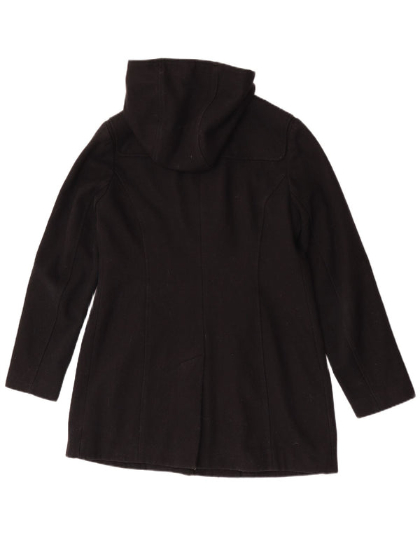 Michael Kors Γυναικείο Μπουφάν Parka με κουκούλα UK 14 Medium Black Wool