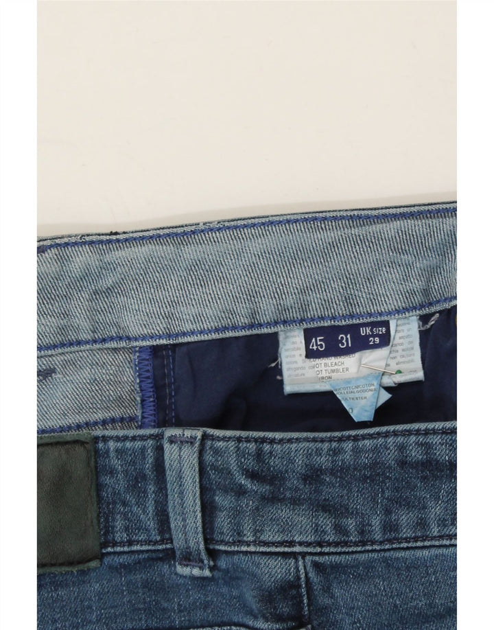 TRUSSARDI Womens Straight Jeans W29 L29 Blue Cotton Vintage Trussardi and Second-Hand Trussardi from Messina Hembry 