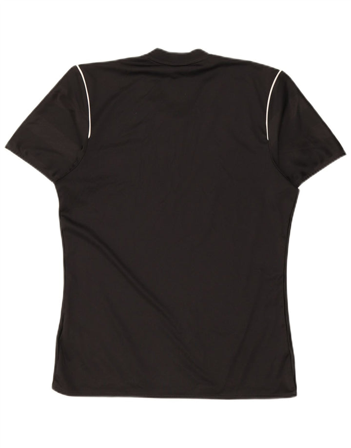 ADIDAS Mens Climalite Graphic T-Shirt Top Small Black Striped Polyester