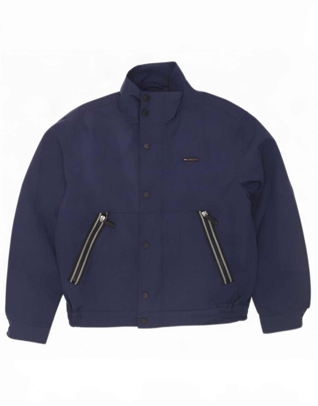 Gas Mens Bomber Jacket UK 38 Medium Navy Blue