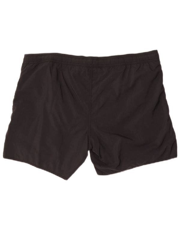 Emporio Armani Herre grafiske svømmeshorts EU 48 Medium Sort Polyamid