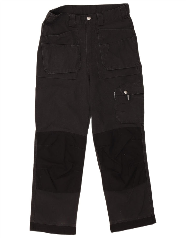 Dickies Mens Straight Cargo Trousers W30 L28 Black Polyester