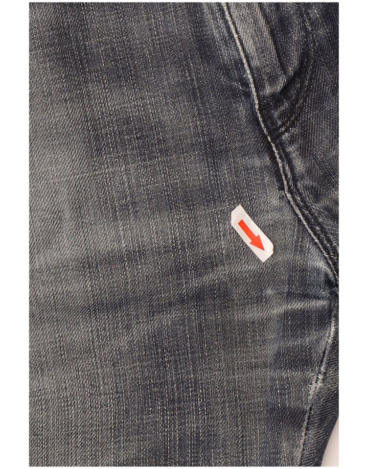 Refrigiwear Mens Straight Jeans W36 L34 Blue Cotton