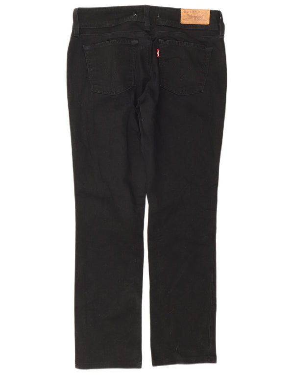 Levi's Womens 571 Slim Jeans W28 L27 Black