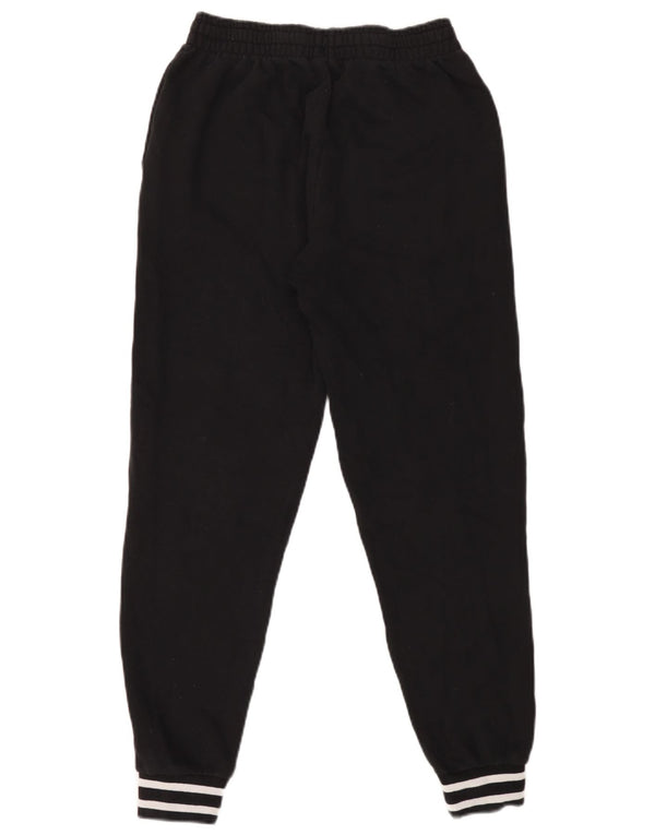 Fila Womens Tracksuit Trousers Joggers UK 14 Medium Black Cotton