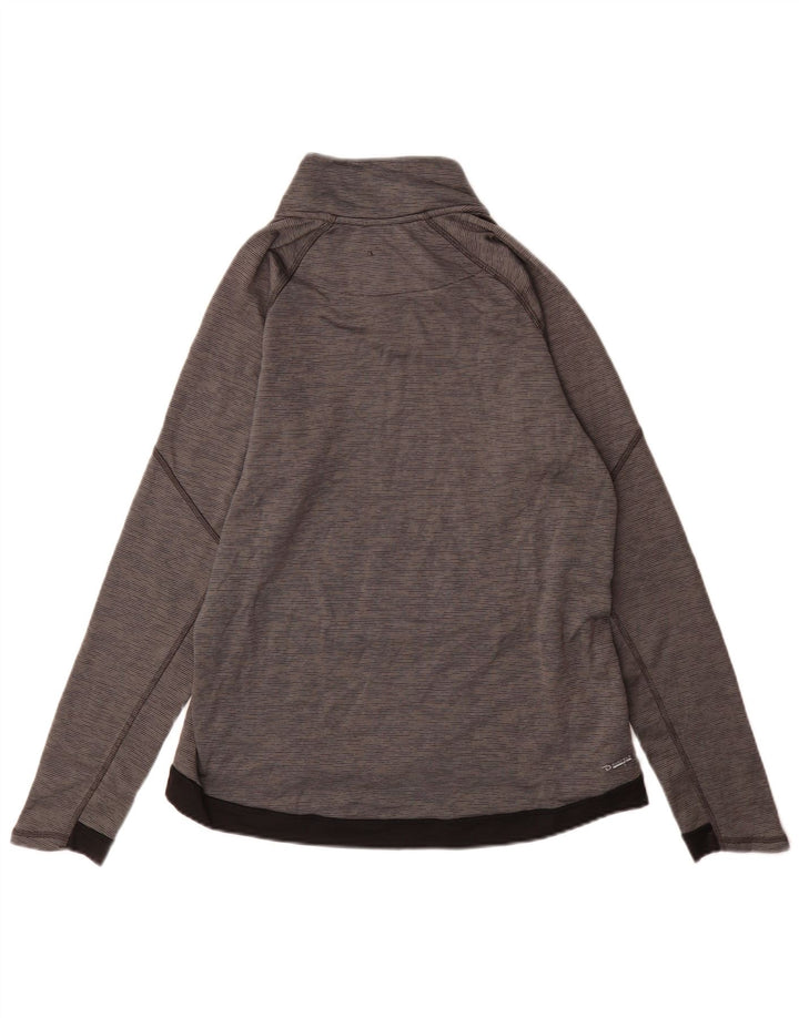 Tuta da ginnastica Champion da donna Performance Pullover UK 16 Large Grey Striped