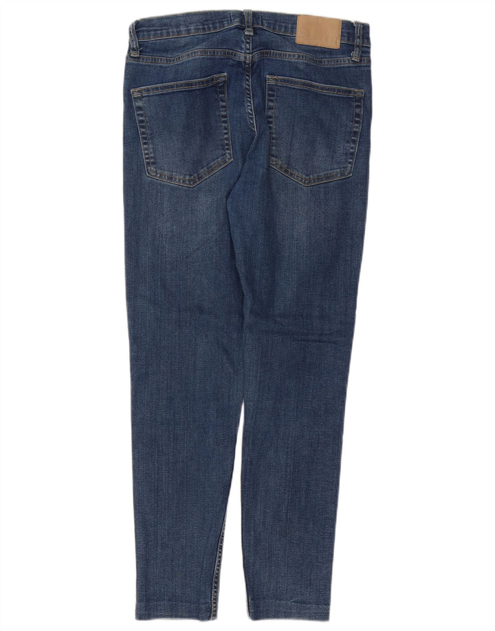FRENCH CONNECTION Womens Slim Jeans UK 12 Medium W30 L27 Blue Cotton