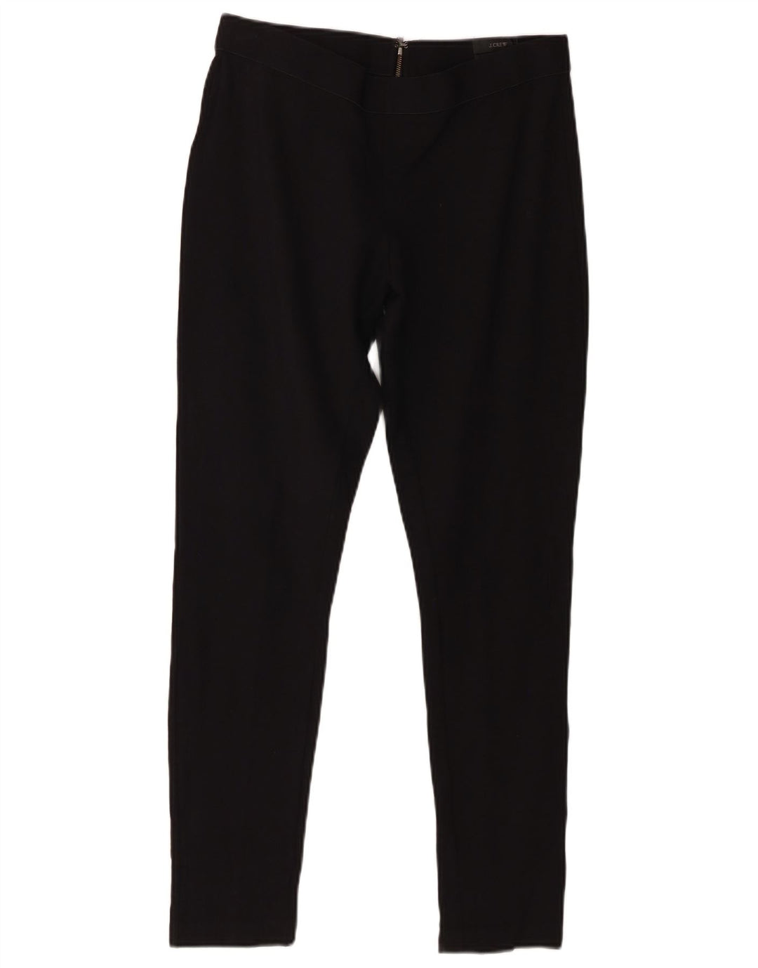 J. Crew Womens Pixie Mid Rise Casual Trousers US 10 Large W28 L27 Black