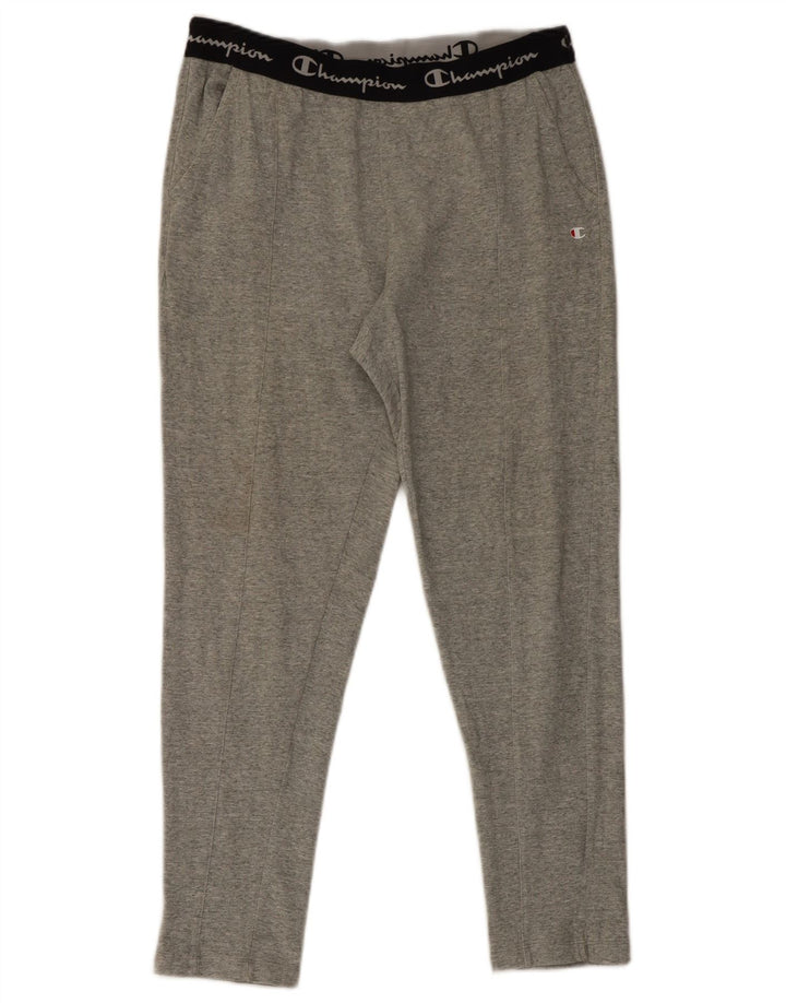 Champion Womens Graphic Tracksuit Trousers 2XL Grey Colourblock