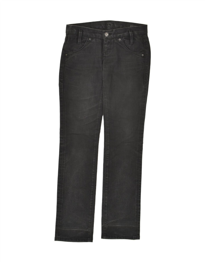 LEE Womens Lynn Straight Jeans W26 L31 Black Cotton Vintage Lee and Second-Hand Lee from Messina Hembry 