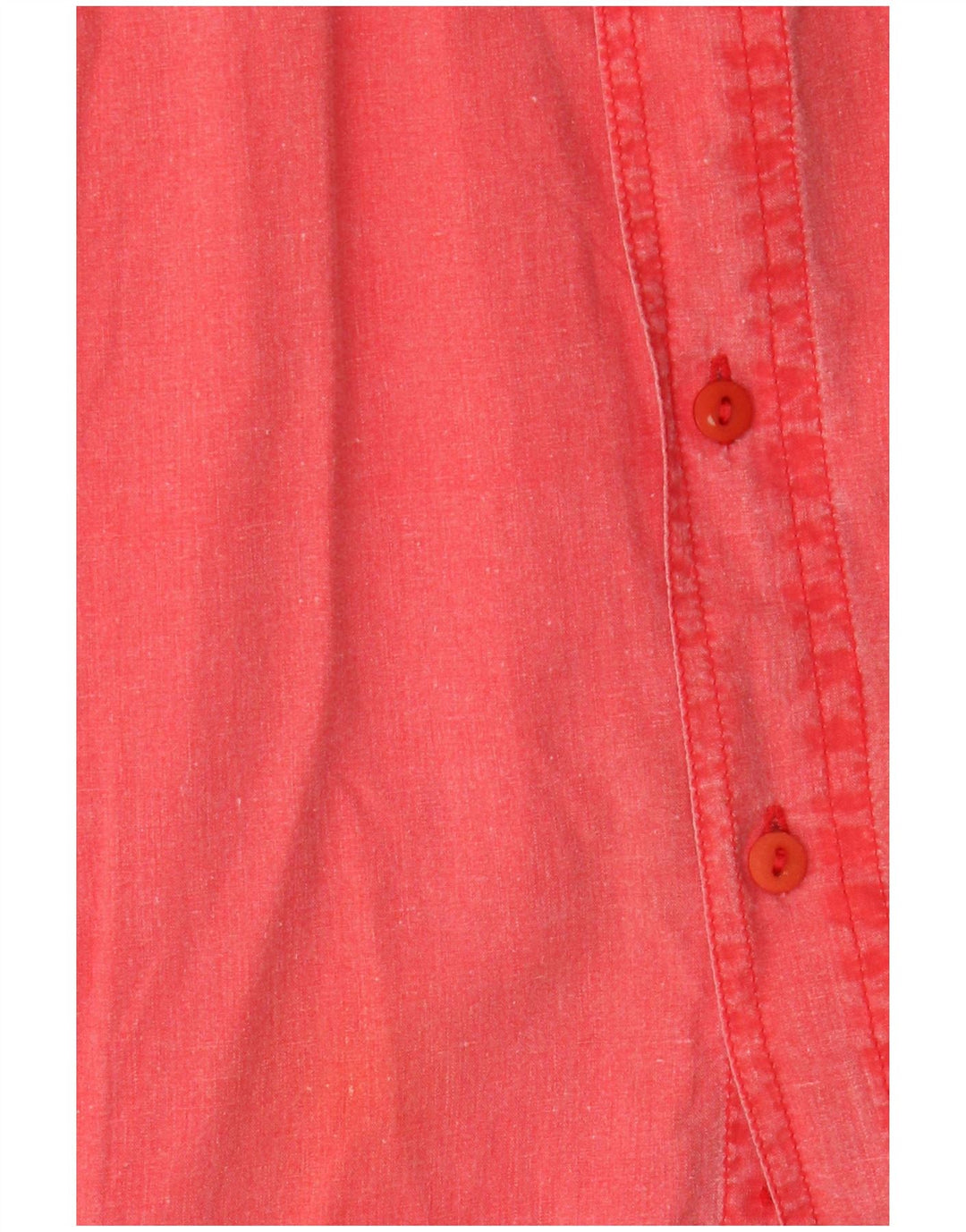 Vintage Mens Relaxed Fit Shirt Large Pink Cotton