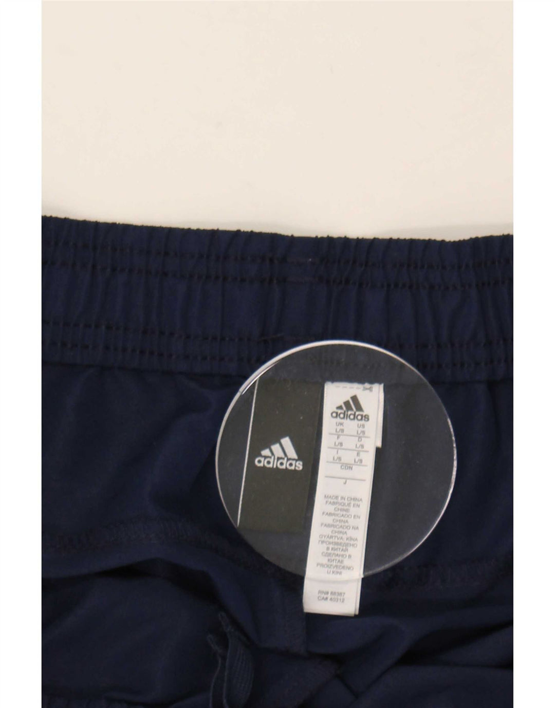 Adidas Herre grafisk træningsdragt Bukser Large Navy Blue Polyester