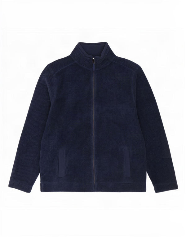 Marks & Spencer Chaqueta polar de corte regular para hombre UK 38 Medium Azul marino