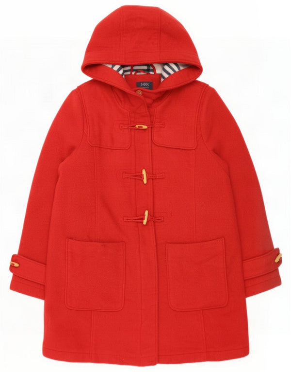Marks & Spencer Trenca extragrande con capucha para mujer UK 18 XL Poliéster rojo
