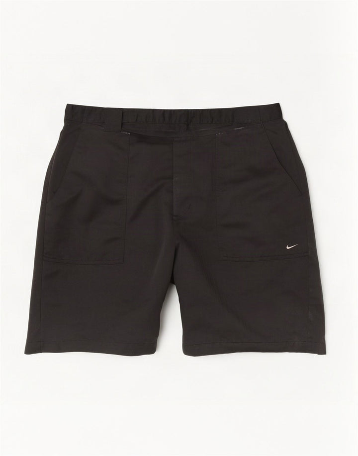 Nike Herren Chino Shorts W38 XL Schwarz Polyester
