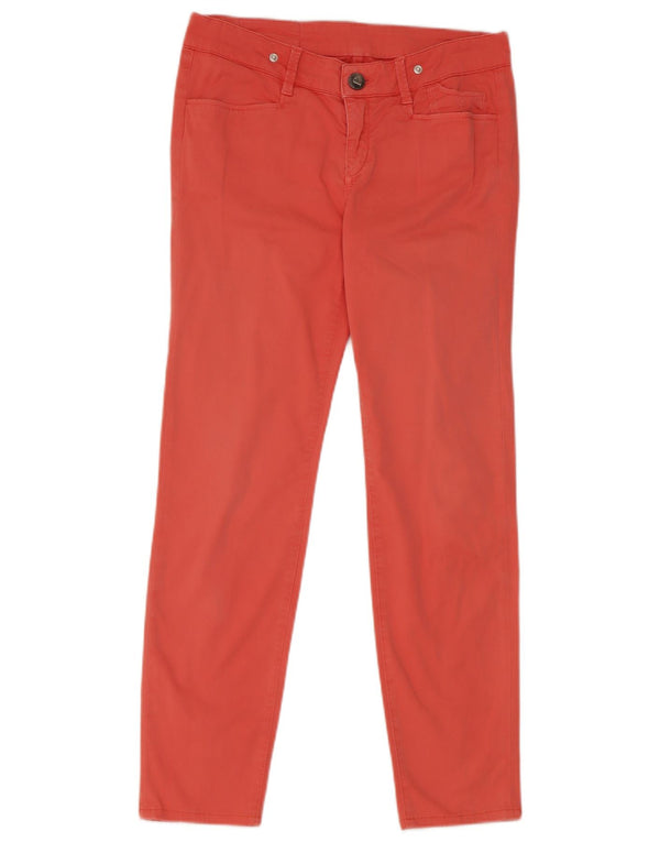 Pantalones informales ajustados para mujer Jeckerson W27 L27 Algodón rojo