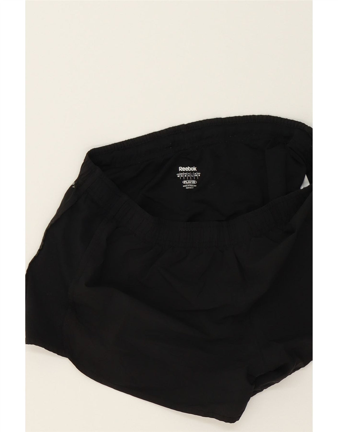 REEBOK Womens Sport Shorts UK 10 Small  Black Polyester Vintage Reebok and Second-Hand Reebok from Messina Hembry 