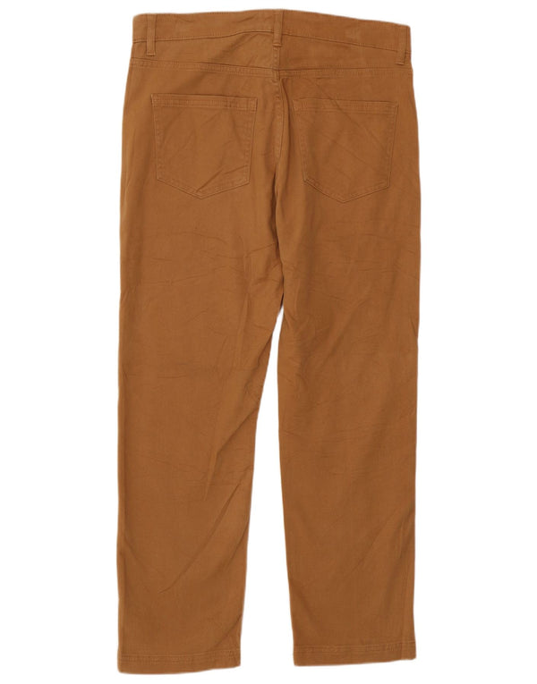 White Stuff Pantalones cortos de cintura alta para mujer UK 40 Medium W32 L26 Marrón