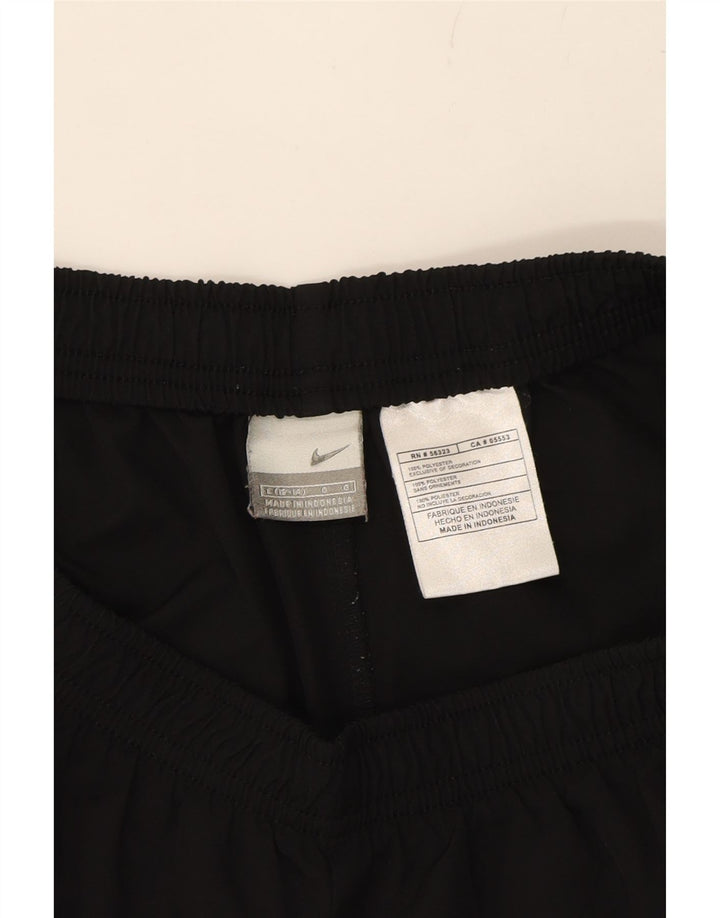 NIKE Womens Sport Shorts US 12/14 Large Black Colourblock Polyester Vintage Nike and Second-Hand Nike from Messina Hembry 