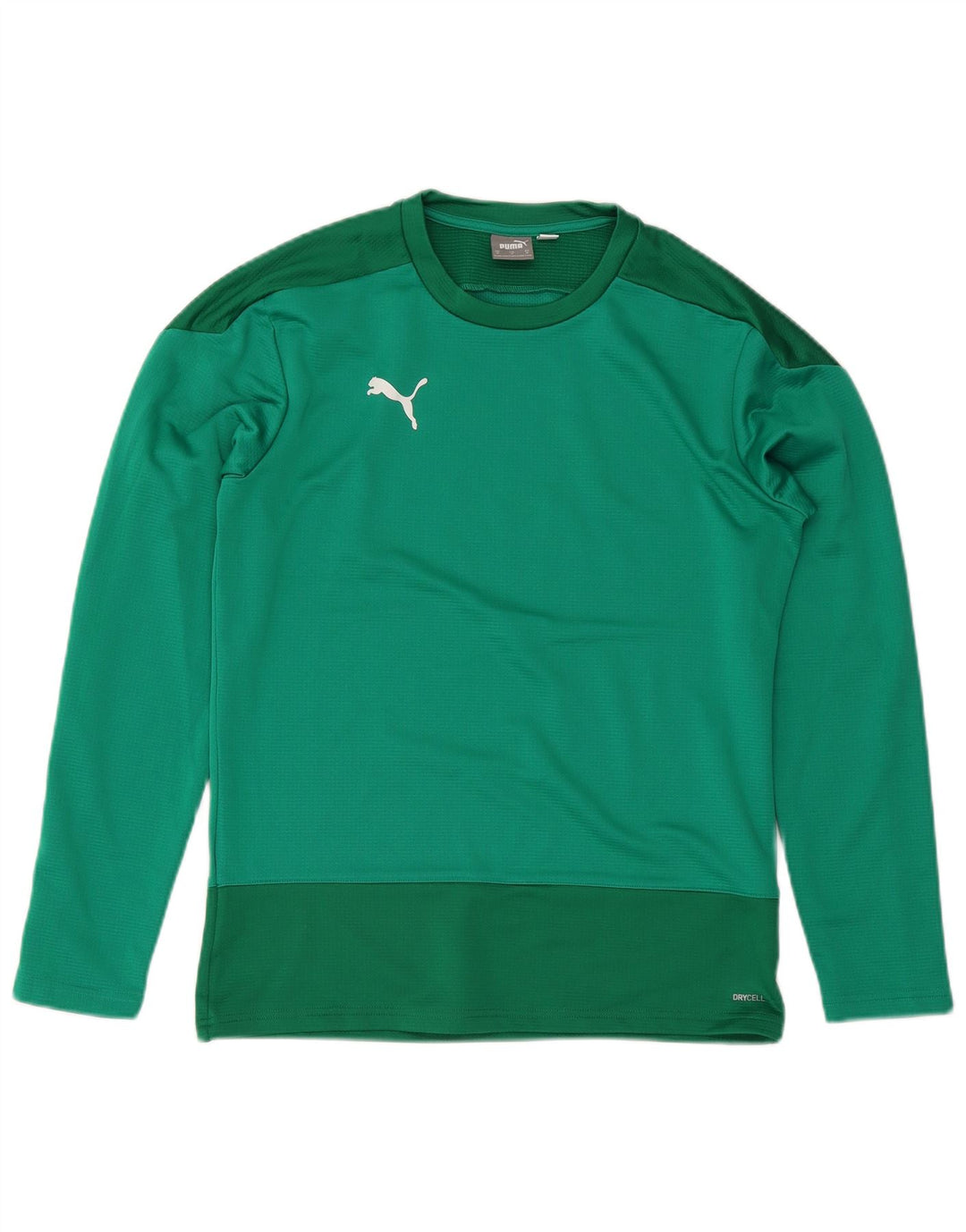 Мужской топ с длинным рукавом Puma, средний зеленый