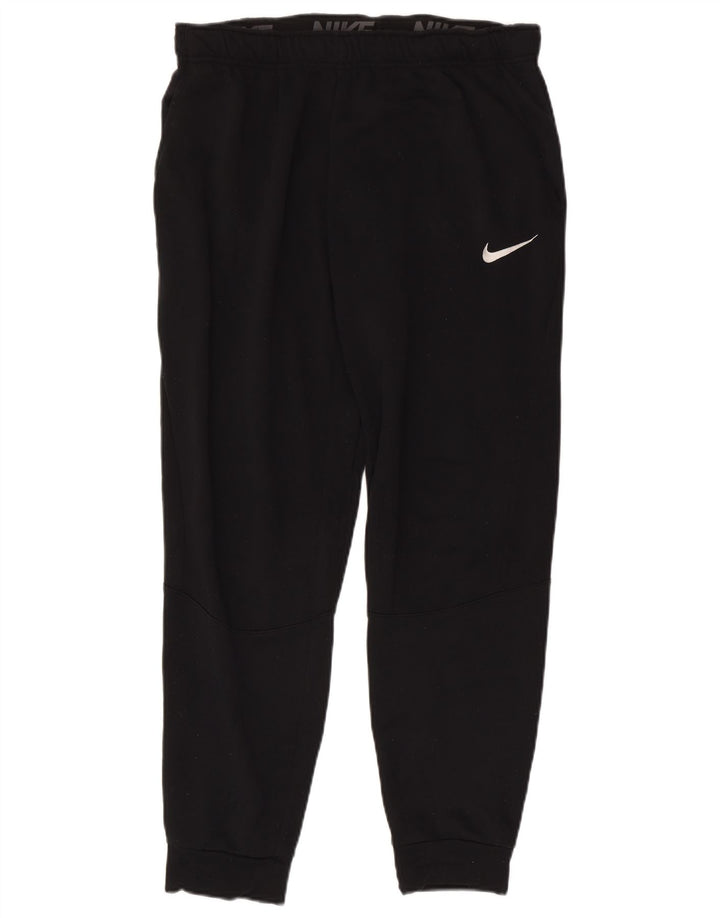 Nike Herre Dri Fit træningsdragt Bukser Joggers Large Sort Polyester