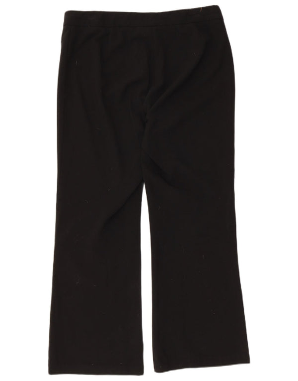 Marks & Spencer Kvinder Casual Bukser med brede ben UK 14 Large W34 L27 Sort