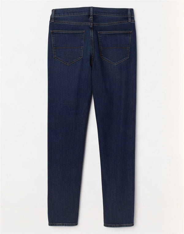 Jeans justos femininos Marks & Spencer W30 L31 algodão azul