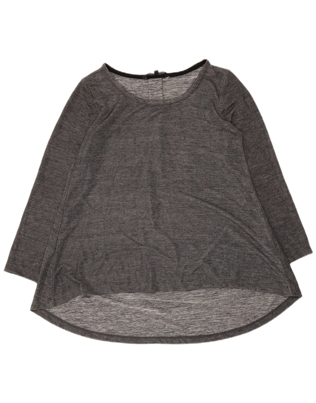 FRENCH CONNECTION Womens Top 3/4 Sleeve UK 10 Small Grey Polyester
