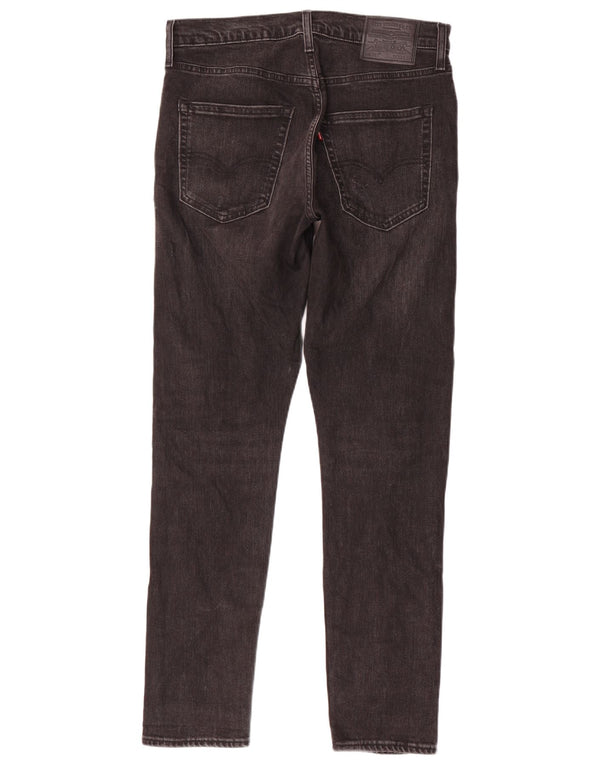 Levi's Mens 512 Distressed karcsú kúpos farmer W32 L32 szürke pamut
