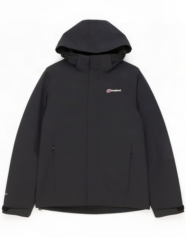 Chaqueta impermeable con capucha Berghaus para mujer UK 8 Small Black Polyamide