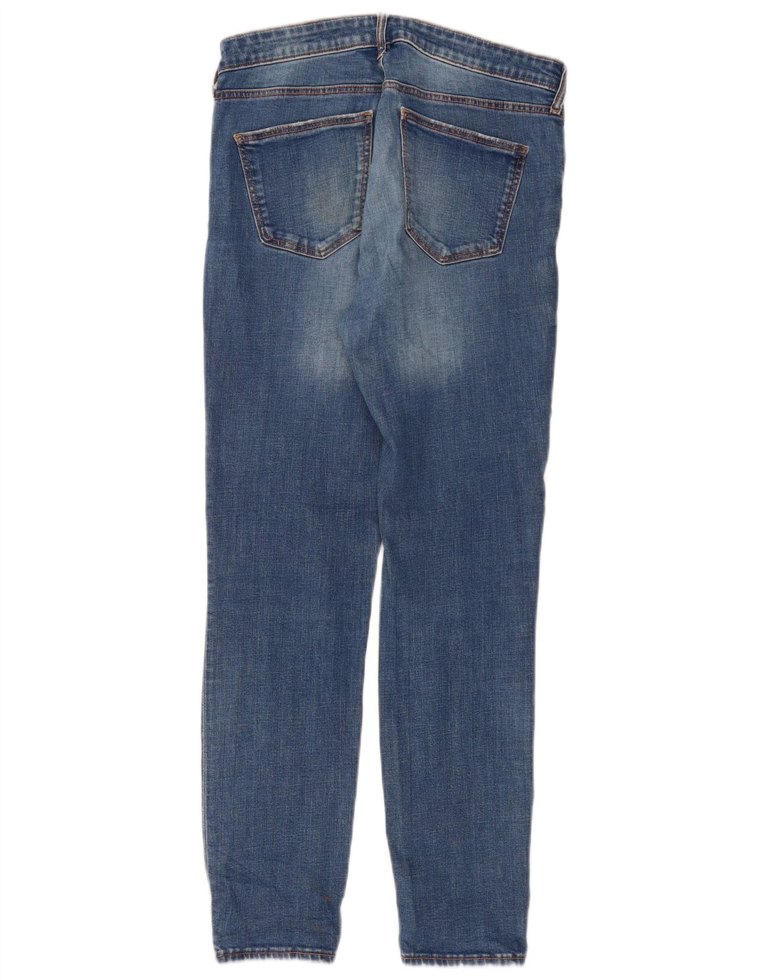 ZARA Dame Distressed Slim Jeans EU 38 Small W28 L28 Blå