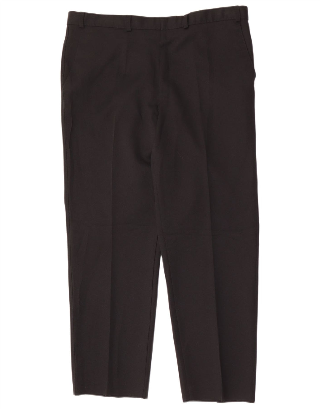 Pantaloni chino dritti da uomo Marks & Spencer W38 L29 poliestere nero