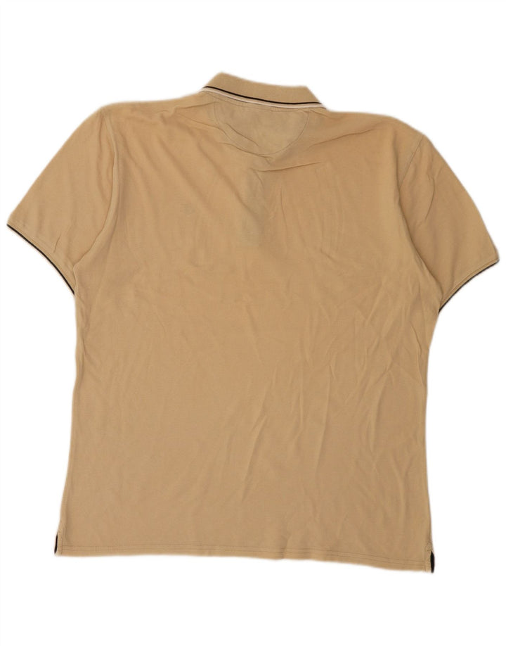 Champion Mens Polo Shirt Medium Beige