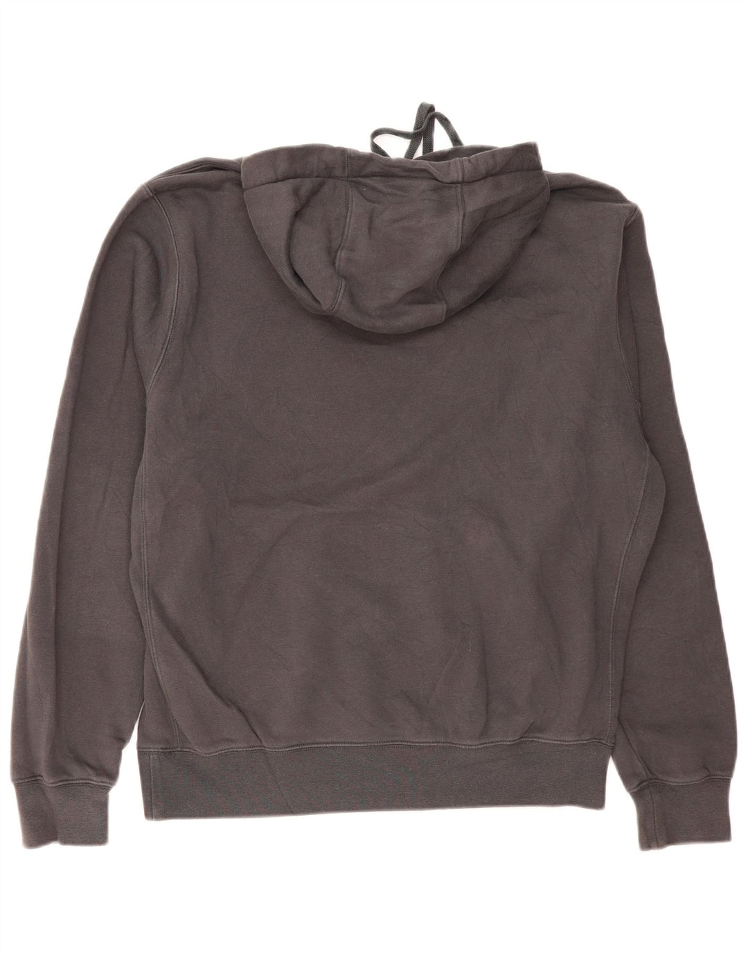 NIKE Mens Graphic Hoodie Jumper Medium Grey Cotton