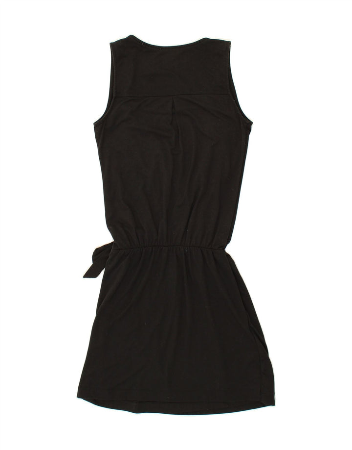 ESPRIT Womens Sleeveless Wrap Dress UK 6 XS Black Polyester Vintage Esprit and Second-Hand Esprit from Messina Hembry 